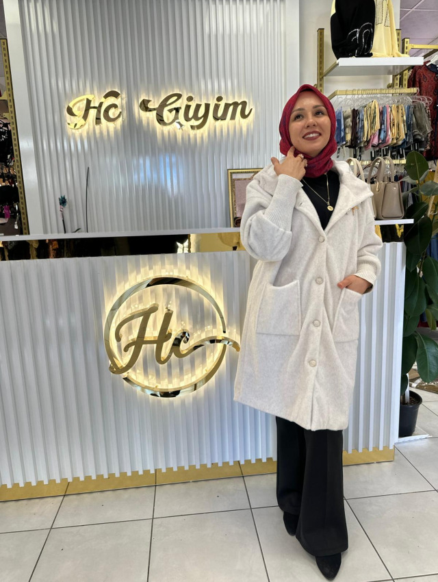 5 Düğmeli Polar Kaban